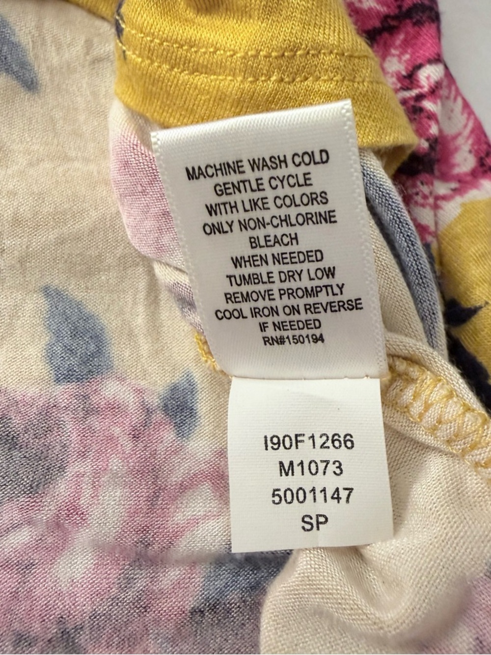 living doll Yellow Floral Wrap Mini Dress with Pink & Purple Blooms - Picture 9 of 9